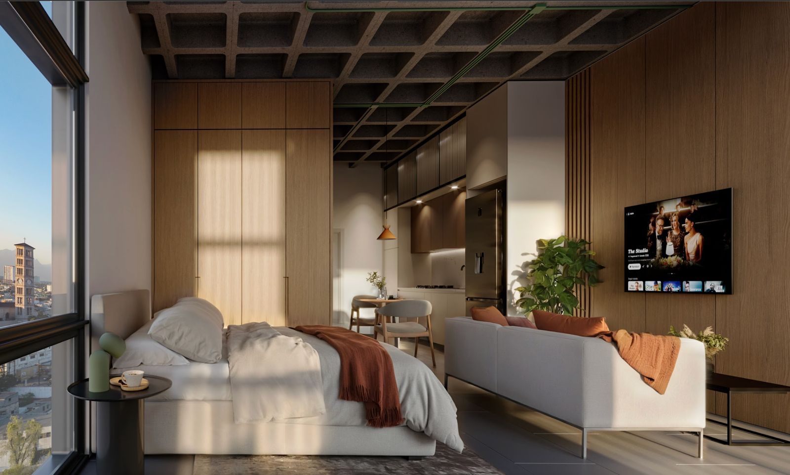 MARÍA — Render de espacios